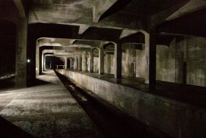 An abandoned subway under city of Cincinnati